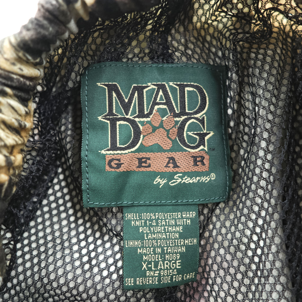 MAD DOG GEAR 90年代 シェル アウトドア パンツ XL カーキ 防水 メッシュ ワイド リアルツリーカモ