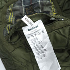 Barbour  キルティング ライナー ベスト M カーキ タータンチェック Barbour Tartan Betty LQU0327 TN11