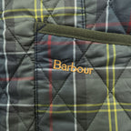 Barbour  キルティング ライナー ベスト M カーキ タータンチェック Barbour Tartan Betty LQU0327 TN11