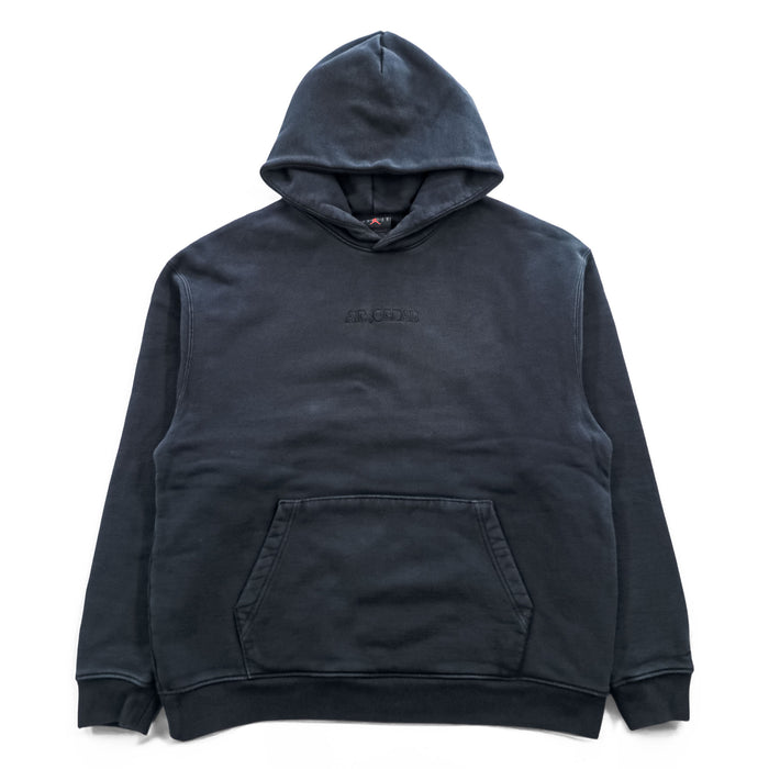JORDAN BRAND ( NIKE ) プルオーバー パーカー L ブラック Wordmark Fleece Hoodie カンガルーポケット FJ1966-010