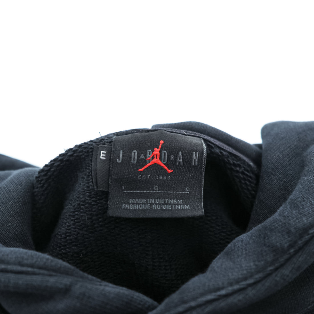 JORDAN BRAND ( NIKE ) プルオーバー パーカー L ブラック Wordmark Fleece Hoodie カンガルーポケット FJ1966-010