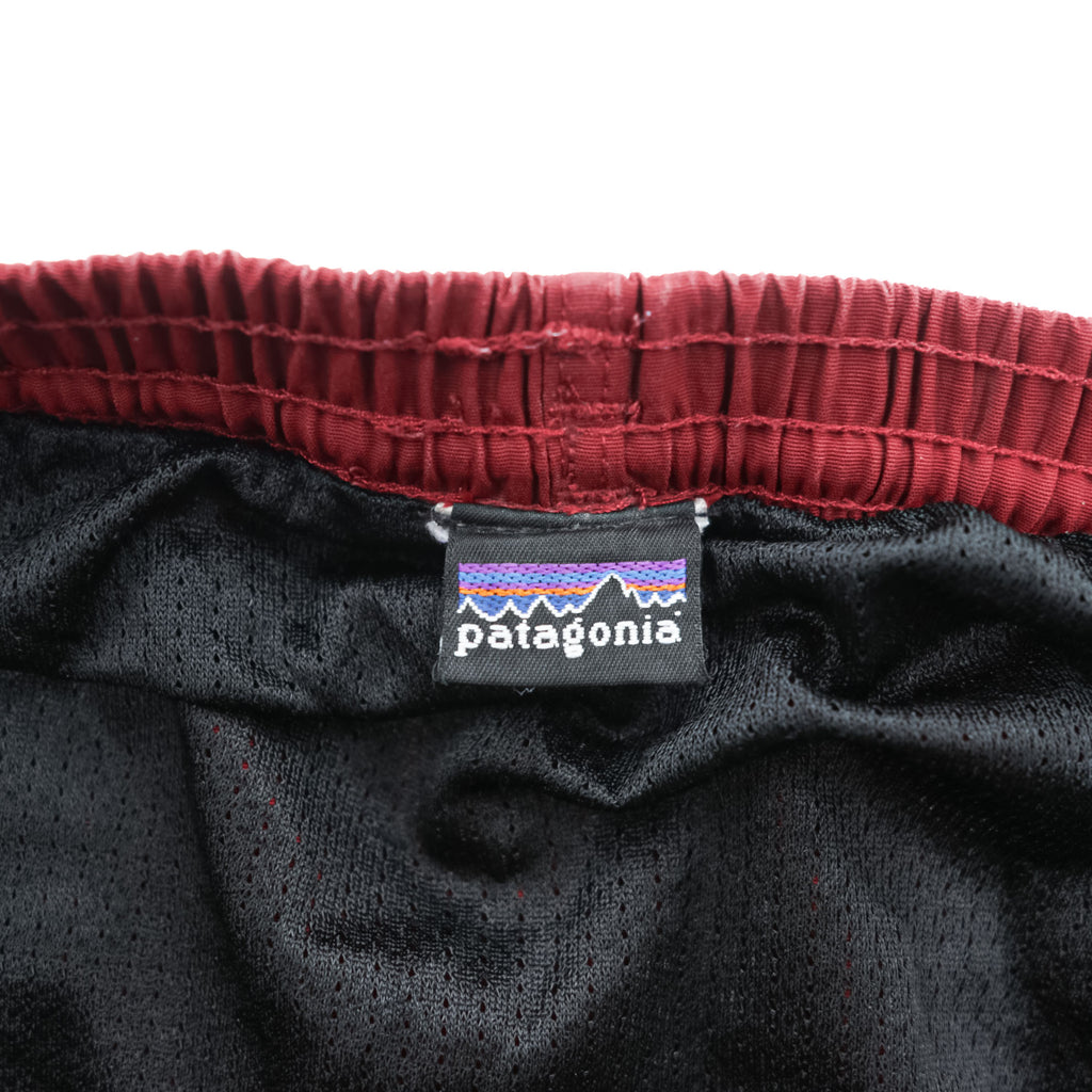 Vintage Patagonia Baggies Long Nylon Swim Shorts Red Mesh Lined 90s Y2K