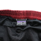 Vintage Patagonia Baggies Long Nylon Swim Shorts Red Mesh Lined 90s Y2K