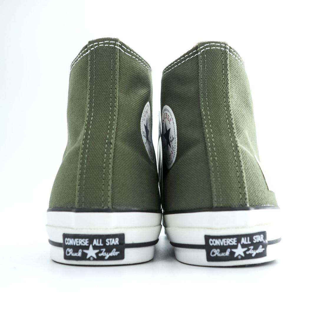 CONVERSE REACT × 倉敷帆布 100周年 オールスター ALL STAR 100 KURASHIKI-HAMPU HI スニーカー 26.5cm カーキ グリーン キャンバス 1CK954 未使用品