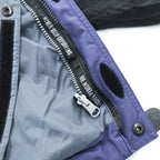 THE NORTH FACE 90年代 ヴィンテージ マウンテンジャケット L ブルー 防水 シェル ジップインジップ ドローコード