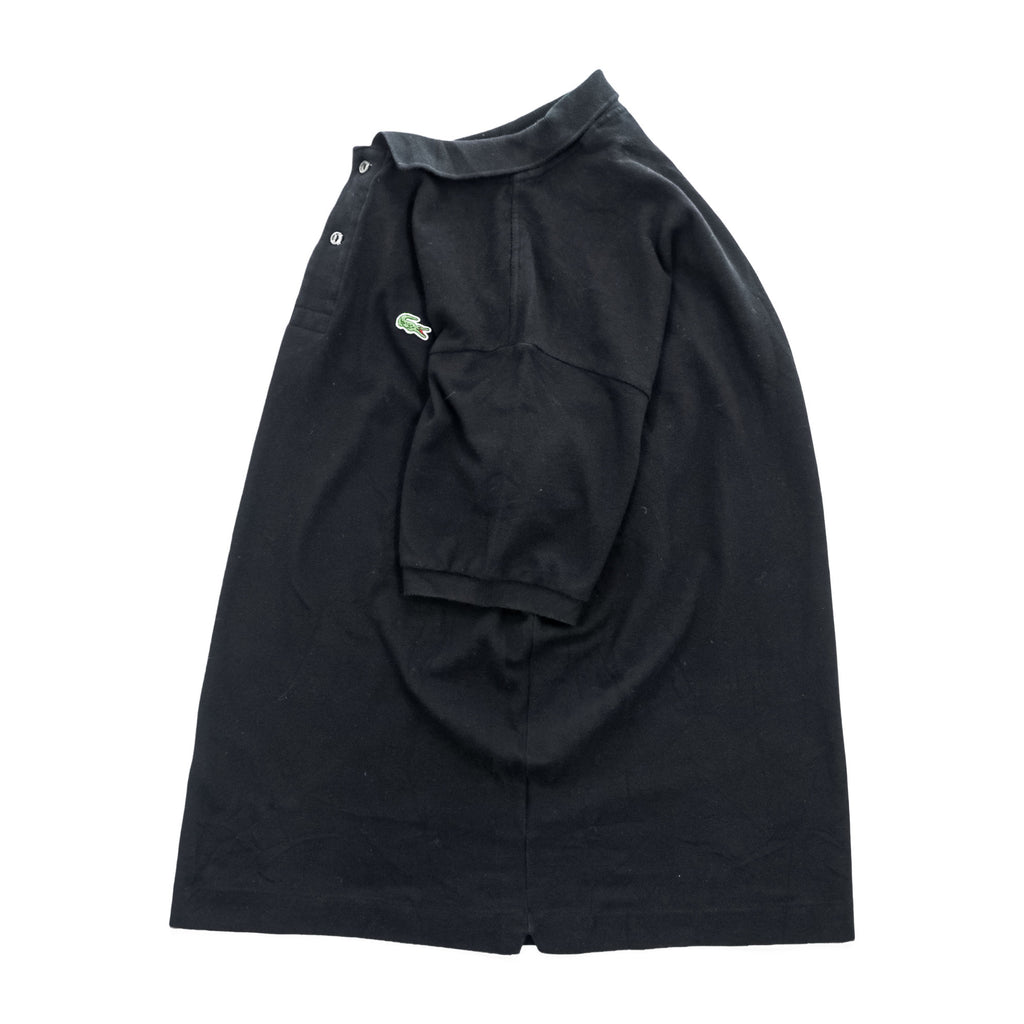 LACOSTE ラコステ CLASSIC FIT 半袖 ポロシャツ L ブラック ワニロゴ 鹿の子 コットン100%