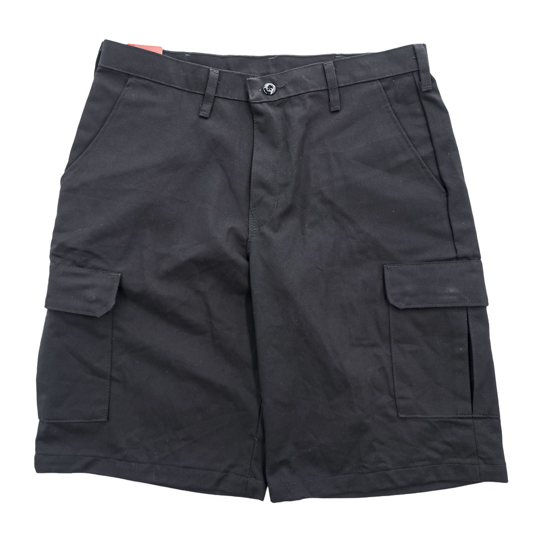 Red Kap PT66 Black Cargo Work Shorts New With Tags 34x12 Mexico Poly Cotton