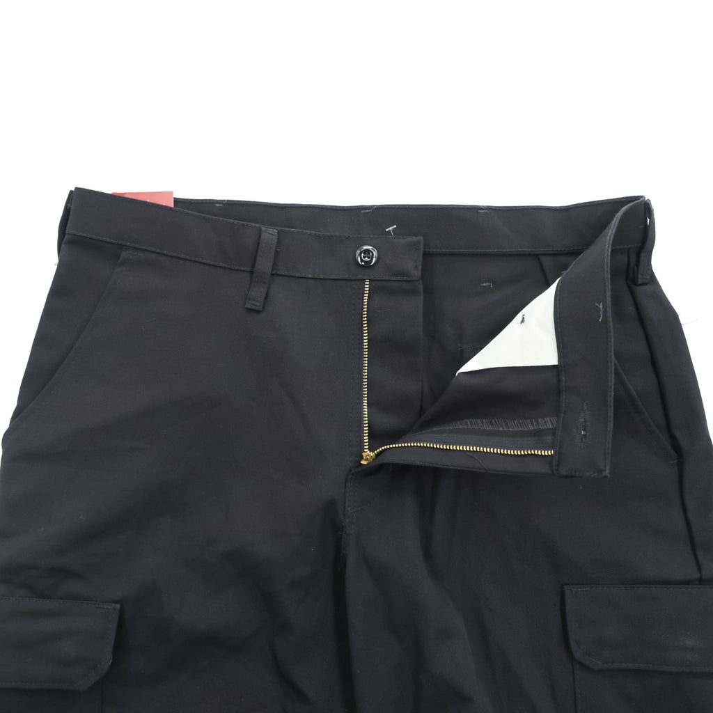 Red Kap PT66 Black Cargo Work Shorts New With Tags 34x12 Mexico Poly Cotton
