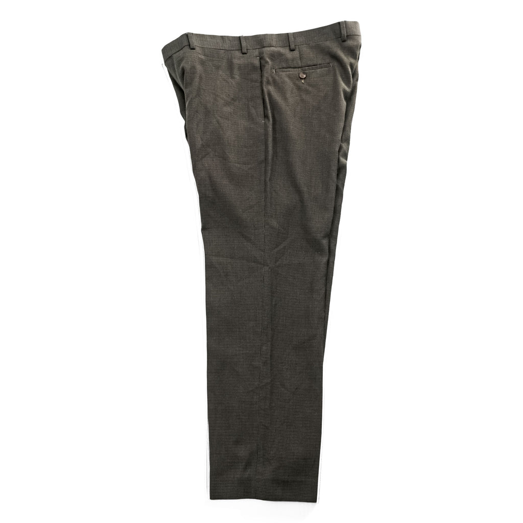 Ralph Lauren 90年代 ヴィンテージ スラックス パンツ XL ブラウン チェック レーヨン