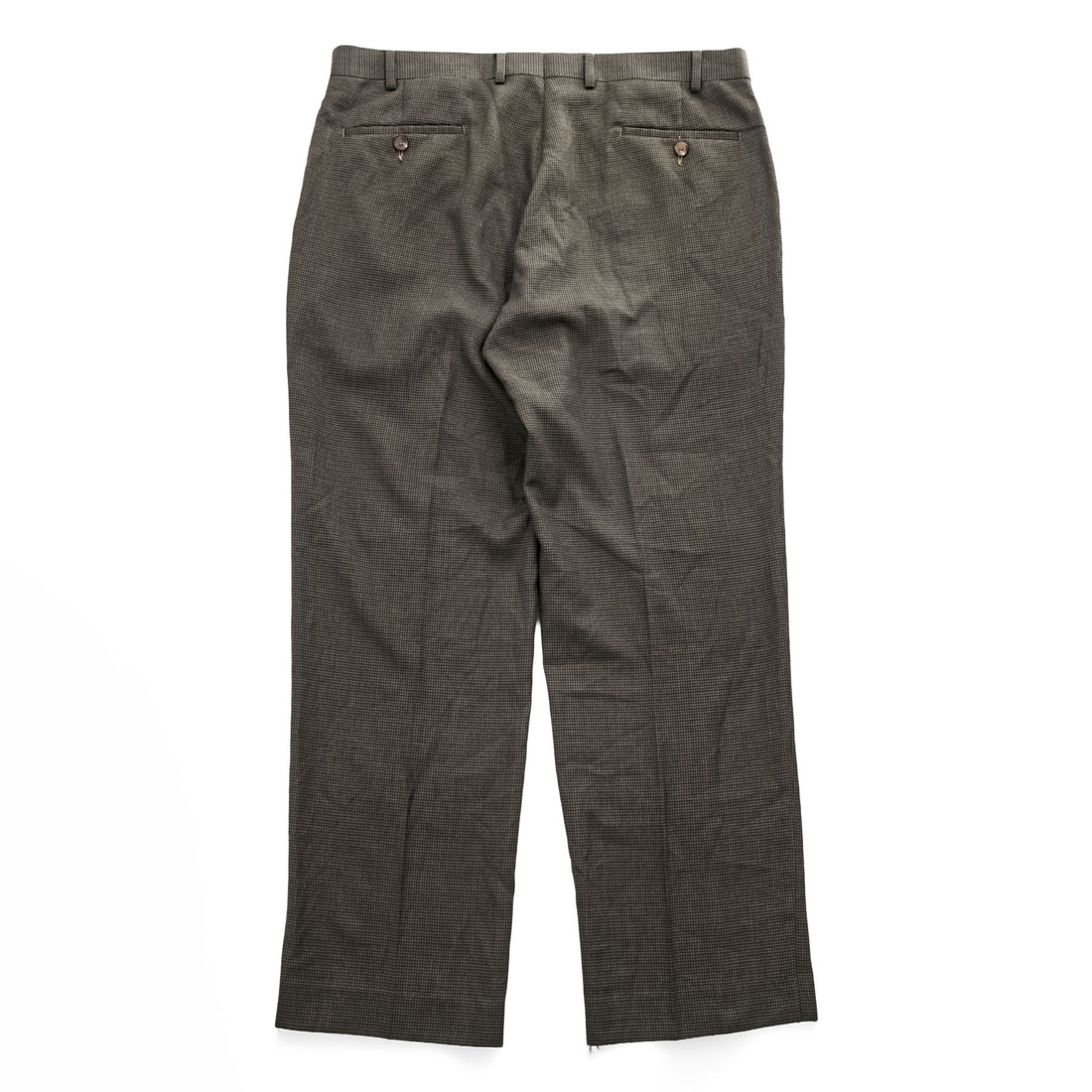 Ralph Lauren 90年代 ヴィンテージ スラックス パンツ XL ブラウン チェック レーヨン