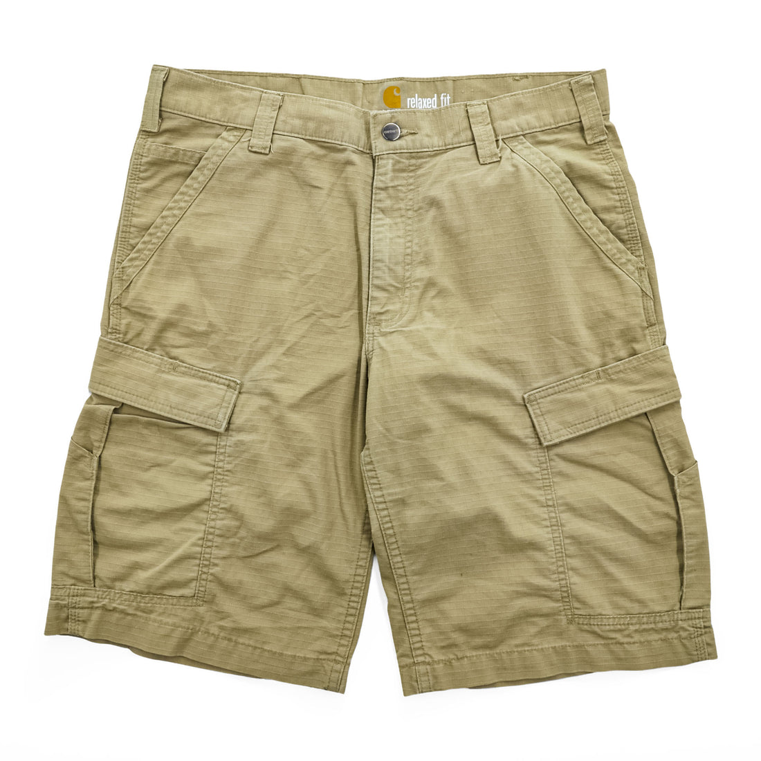 carhartt カーゴショーツ RELAXED FIT ショートパンツ ハーフパンツ L ベージュ リップストップ FORCE BROXTON 103543-253