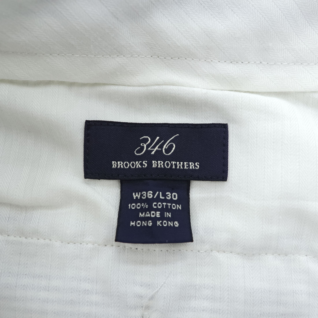 Brooks Brothers 346 シアサッカー スラックス パンツ L ブルー ホワイト ストライプ