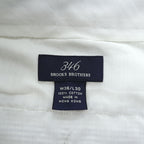Brooks Brothers 346 シアサッカー スラックス パンツ L ブルー ホワイト ストライプ