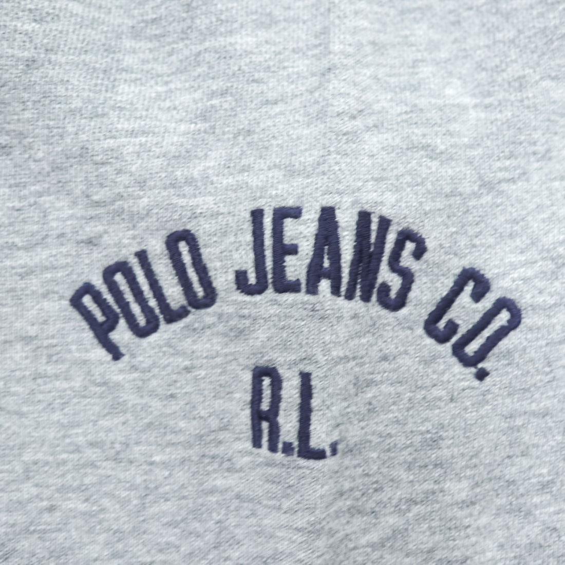 Ralph Lauren 90年代 ヴィンテージ スウェット トレーナー M グレー 刺繍 アーチロゴ POLO JEANS COMPANY