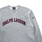 Ralph Lauren 90年代 ヴィンテージ スウェット トレーナー M グレー 刺繍 アーチロゴ POLO JEANS COMPANY