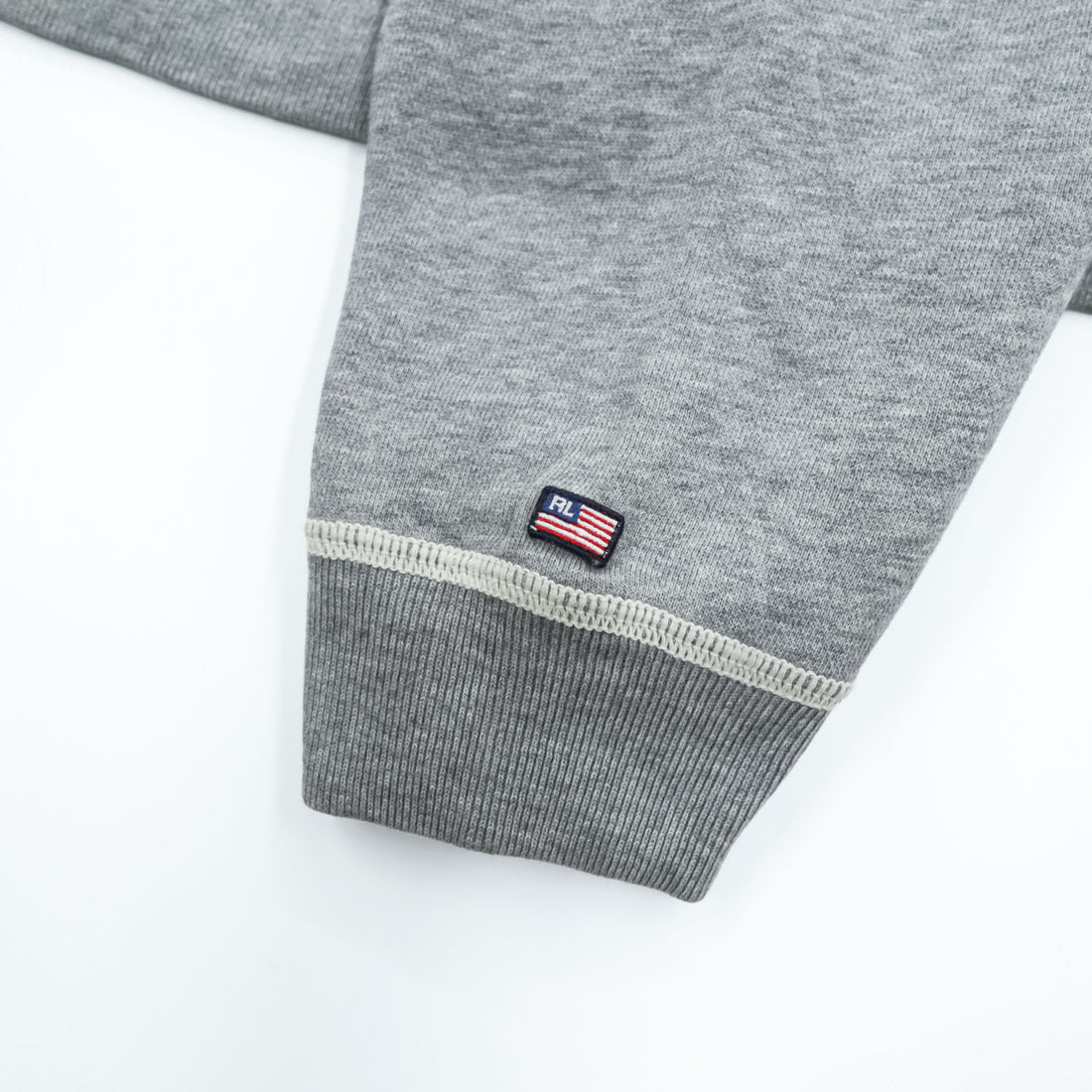 Ralph Lauren 90年代 ヴィンテージ スウェット トレーナー M グレー 刺繍 アーチロゴ POLO JEANS COMPANY