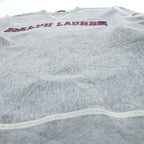 Ralph Lauren 90年代 ヴィンテージ スウェット トレーナー M グレー 刺繍 アーチロゴ POLO JEANS COMPANY