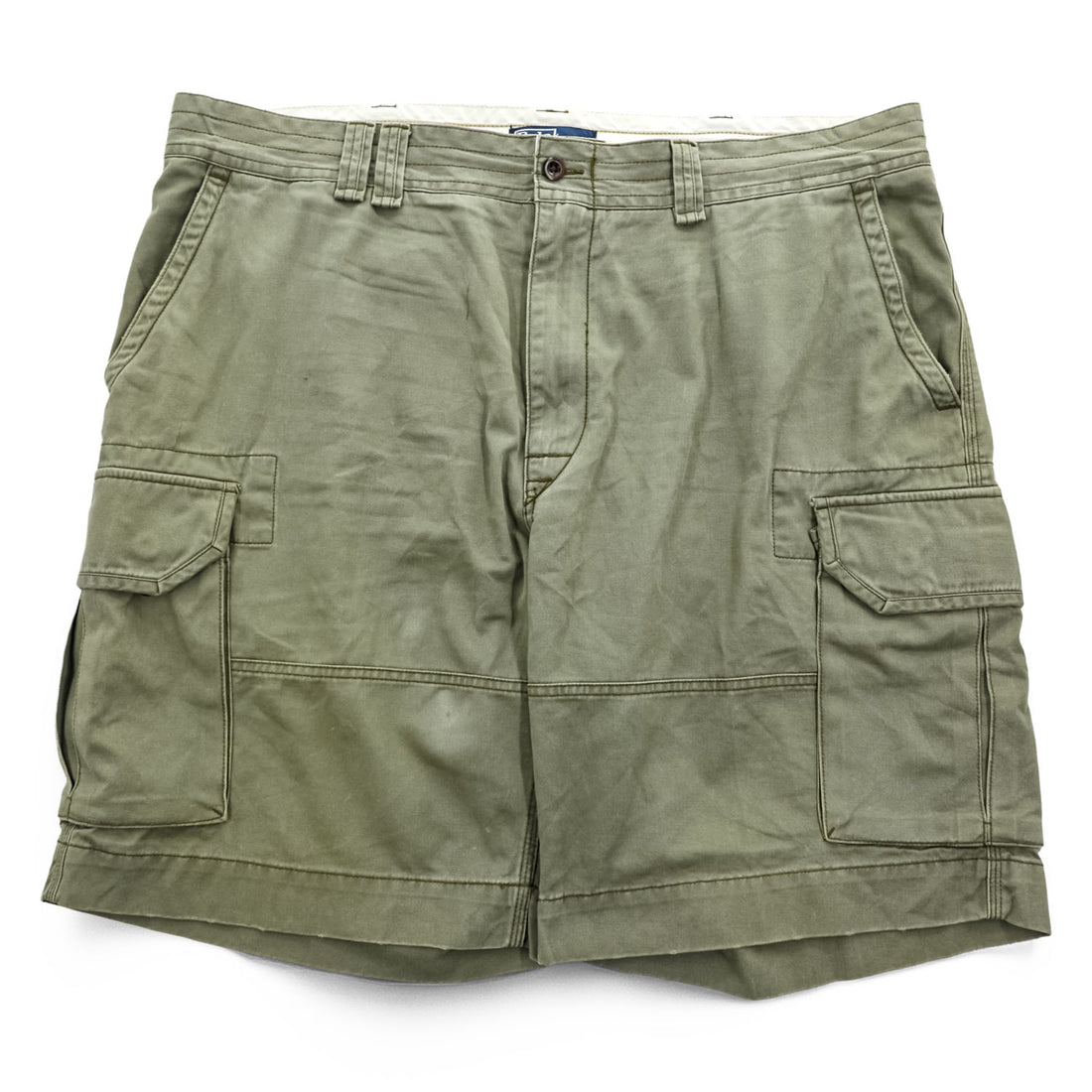 Polo Ralph Lauren 90年代 ヴィンテージ ポロチノ カーゴショーツ ショートパンツ ハーフパンツ XL カーキ ビッグサイズ GELLAR FATIGUE SHORT