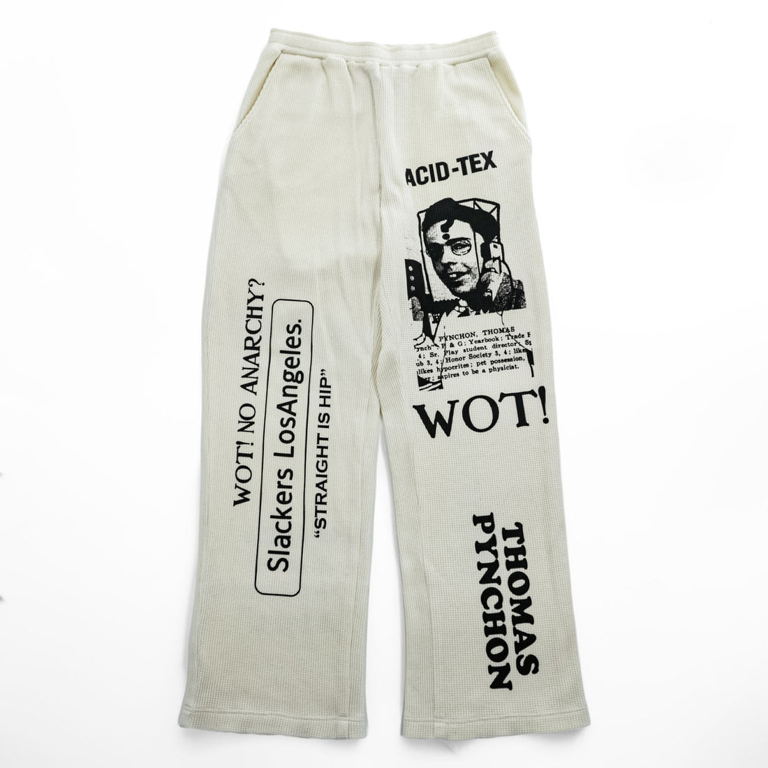 BlackWeirdos 日本製 サーマル イージーパンツ スウェットパンツ M ワッフル コットン 24AW-SW06