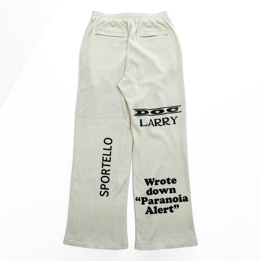 BlackWeirdos 日本製 サーマル イージーパンツ スウェットパンツ M ワッフル コットン 24AW-SW06
