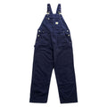 carhartt ダック地 ダブルニー オーバーオール XL 38×32 ネイビー キャンバス 102776-412