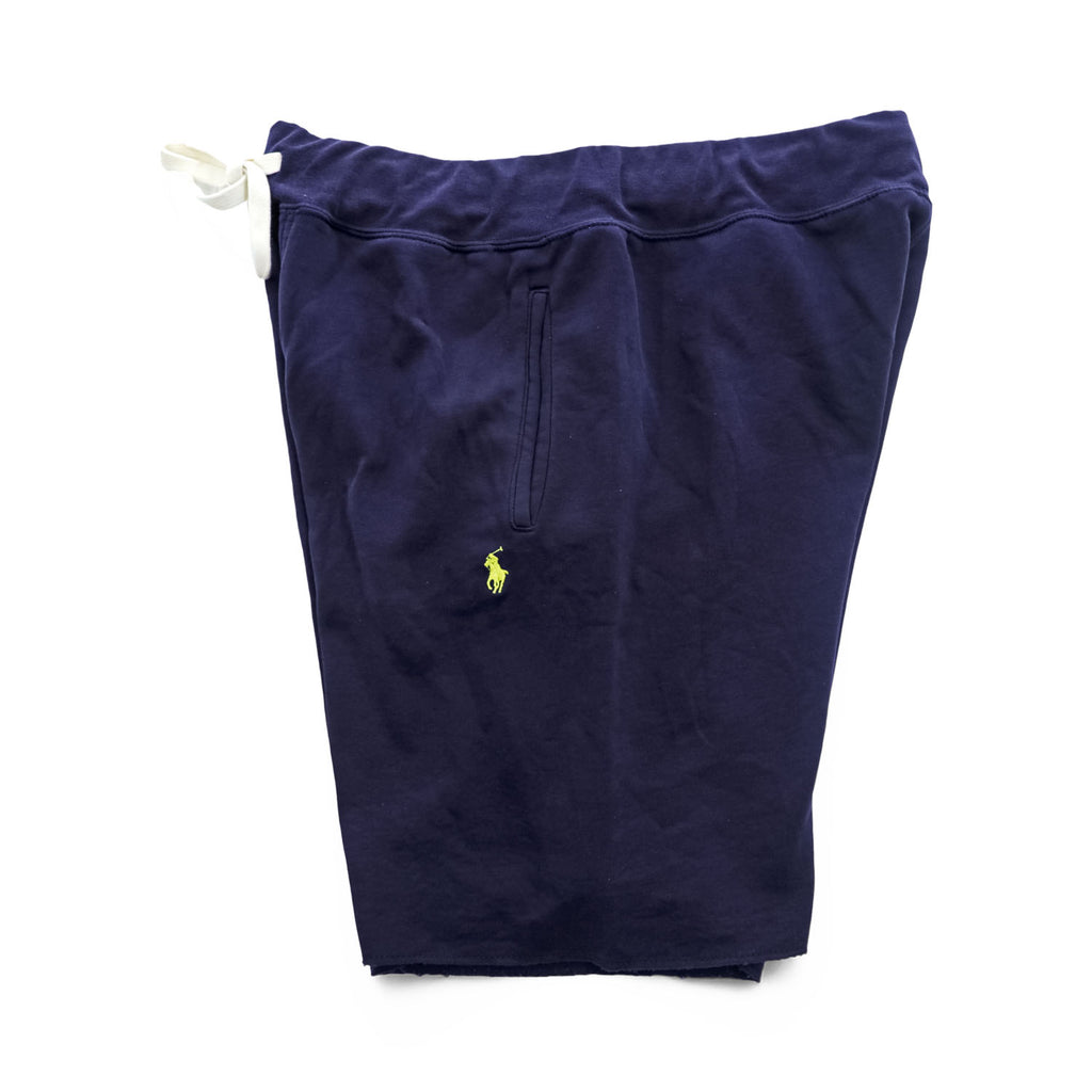 Polo Ralph Lauren 90年代 ヴィンテージ スウェットショーツ ショートパンツ ハーフパンツ L ネイビー スモールポニー ロゴ 刺繍