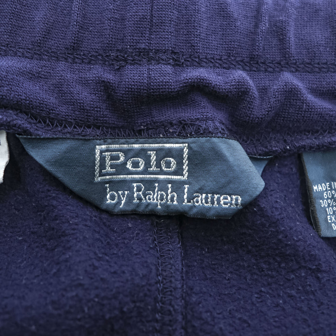 Polo Ralph Lauren 90年代 ヴィンテージ スウェットショーツ ショートパンツ ハーフパンツ L ネイビー スモールポニー ロゴ 刺繍