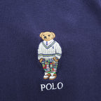 POLO RALPH LAUREN ポロベア 刺繍 ポロシャツ ネイビー XL クラシックフィット