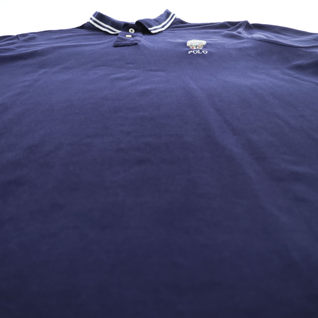 POLO RALPH LAUREN ポロベア 刺繍 ポロシャツ ネイビー XL クラシックフィット