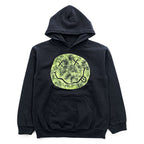 NIRVANA ニルヴァーナ バンド スマイリー プルオーバー パーカー S ブラック 両面プリント I'M SO HAPPY