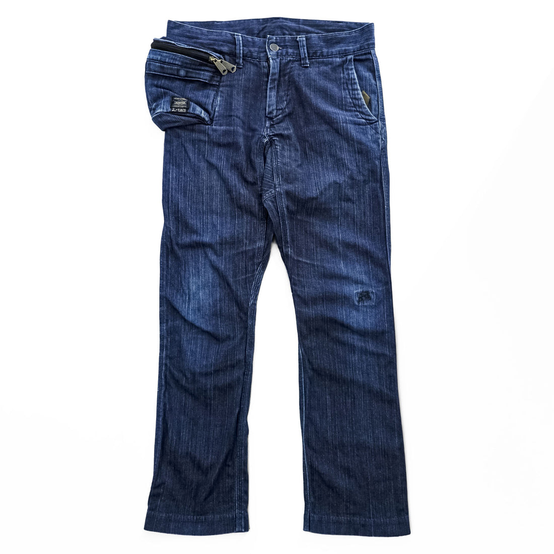 BROWN by 2-tacs × PORTER 日本製 デニムパンツ ジーンズ S インディゴ ブルー ストレッチ BP2-P001