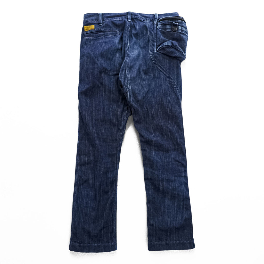 BROWN by 2-tacs × PORTER 日本製 デニムパンツ ジーンズ S インディゴ ブルー ストレッチ BP2-P001