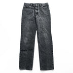 Lee RIDERS 90年代 ヴィンテージ デニムパンツ ジーンズ L グレーフェード ケミカルウォッシュ レザーパッチ