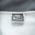 Vintage 90s 00s Nike Sportswear Colorblock Track Jacket White Black Orange Gray XL
