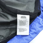 adidas ゴアテックス GORE-TEX 防水 シェルジャケット ジャージ M ブルー ダブルジップ ドローコード 止水ジップ
