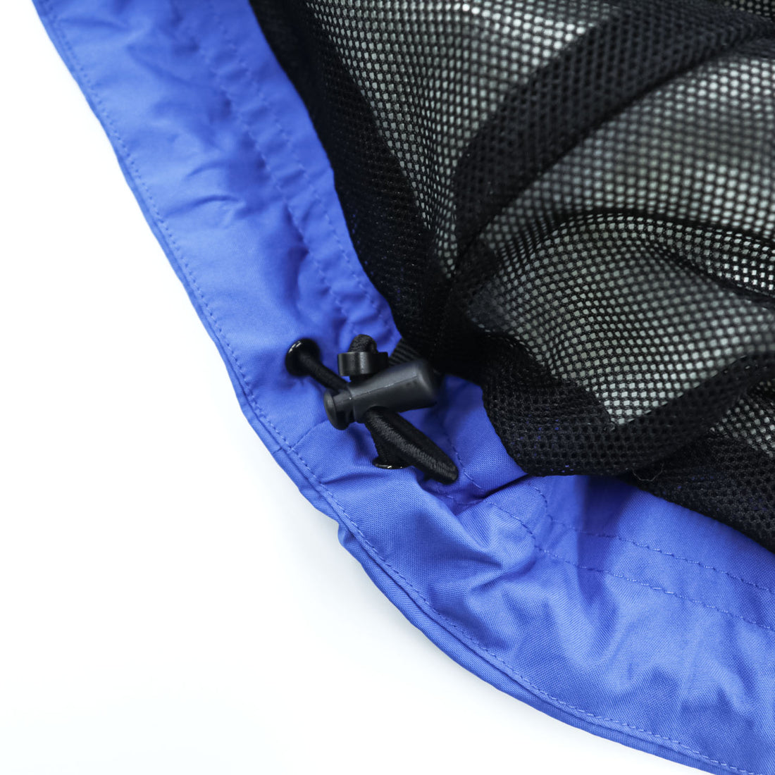 adidas ゴアテックス GORE-TEX 防水 シェルジャケット ジャージ M ブルー ダブルジップ ドローコード 止水ジップ
