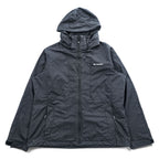 Columbia マウンテンパーカー  Interchange Jacket シェル レインジャケット XL ブラック 防水 ドローコード ジップインジップ フード着脱式 XL1195