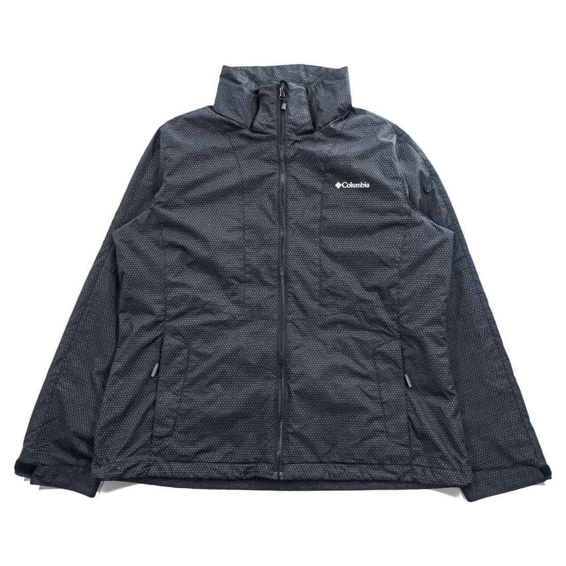 Columbia マウンテンパーカー  Interchange Jacket シェル レインジャケット XL ブラック 防水 ドローコード ジップインジップ フード着脱式 XL1195