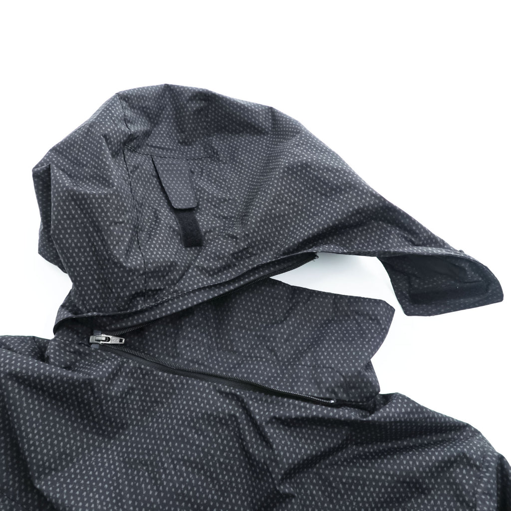 Columbia マウンテンパーカー  Interchange Jacket シェル レインジャケット XL ブラック 防水 ドローコード ジップインジップ フード着脱式 XL1195