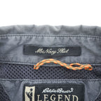 Eddie Bauer 90年代 ヴィンテージ 半袖 フィッシングシャツ M グレー メッシュ McNary Shirt LEGEND