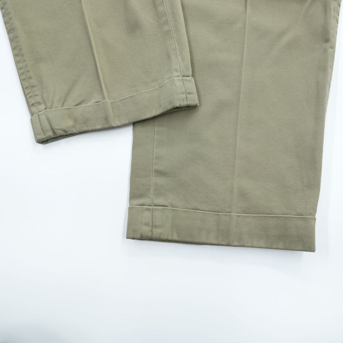 NAUTICA 90年代 ヴィンテージ 2タック ワイド チノパンツ L ベージュ プリーツ ダブルカフス