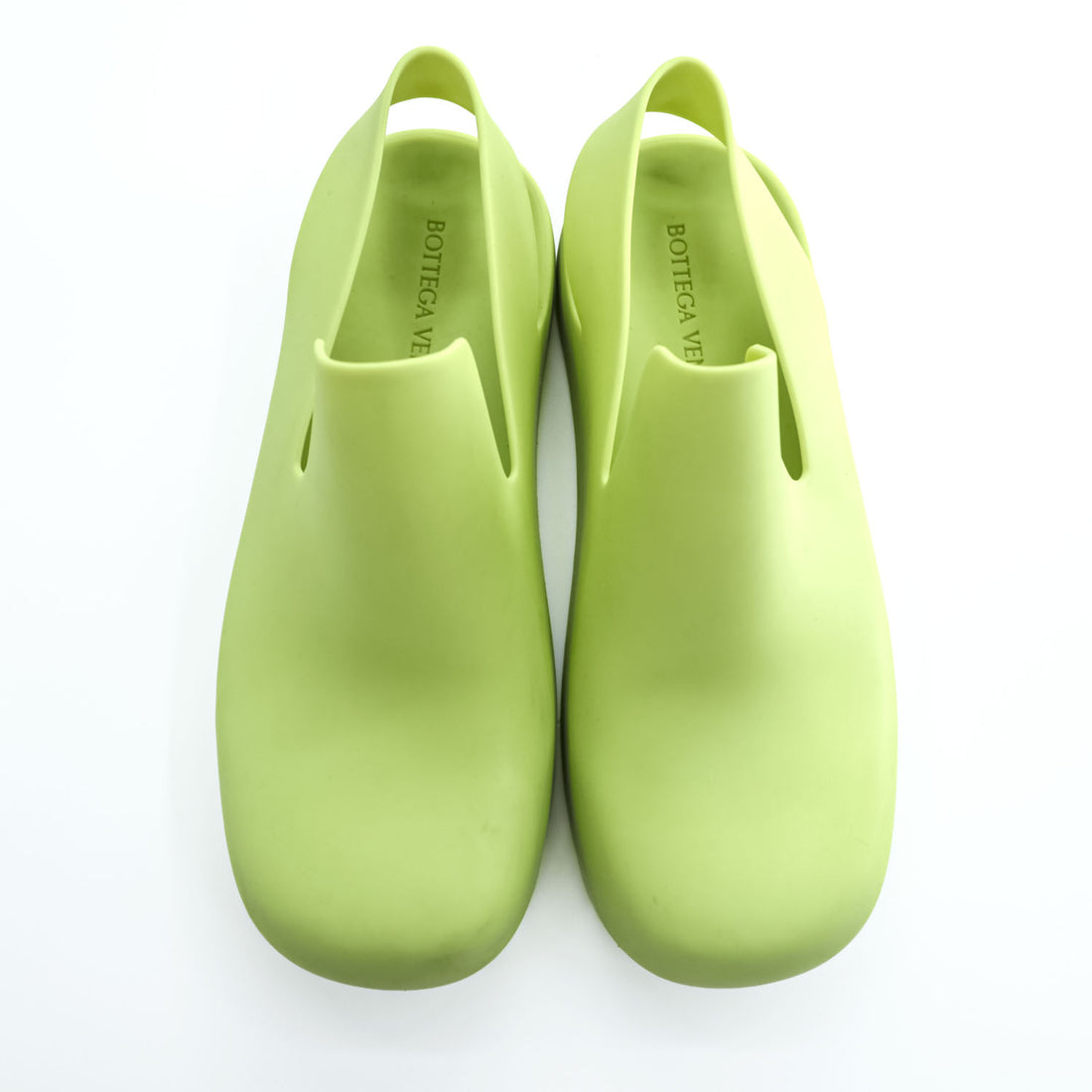 BOTTEGA VENETA パドル スリングバック サンダル PUDDLE SLINGBACK SANDAL 27cm ライム イタリア製
