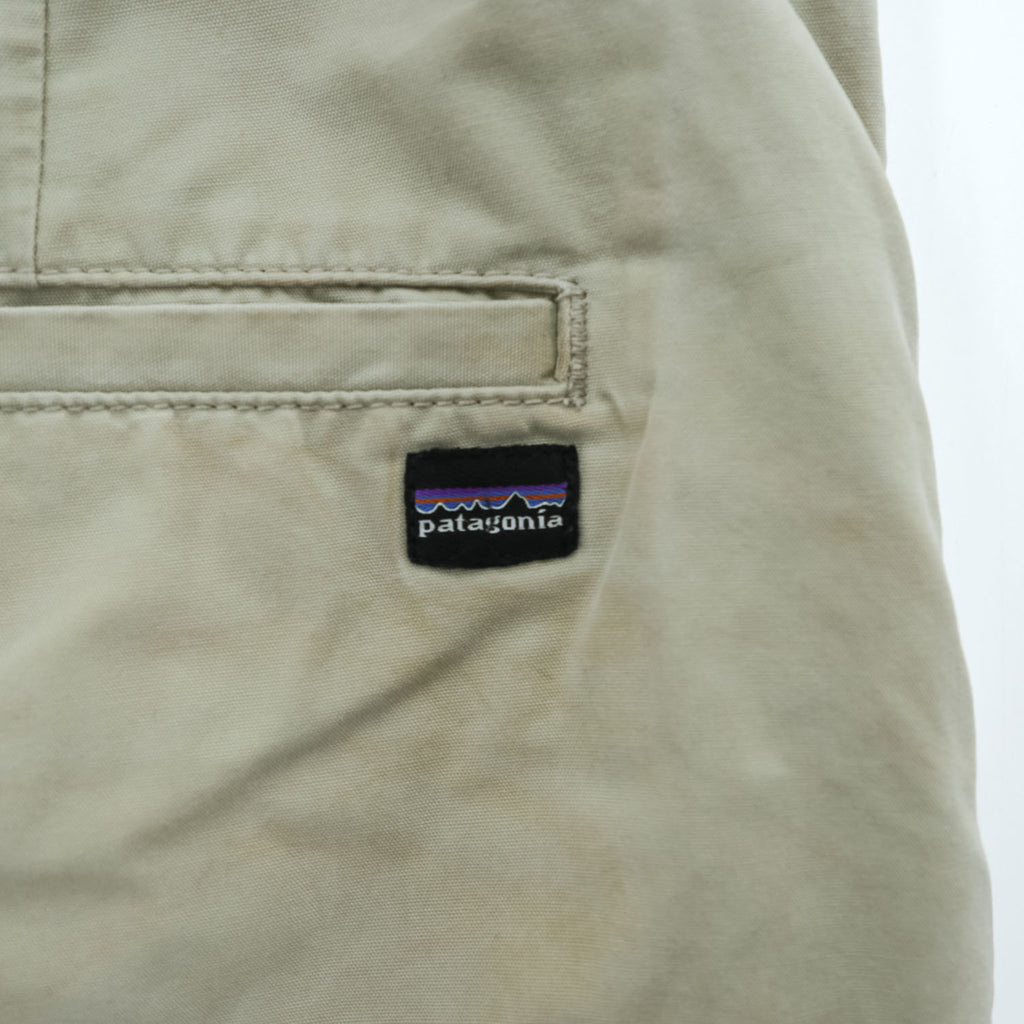 Patagonia オーガニックコットン チノショーツ ショートパンツ ハーフパンツ L ベージュ 57674