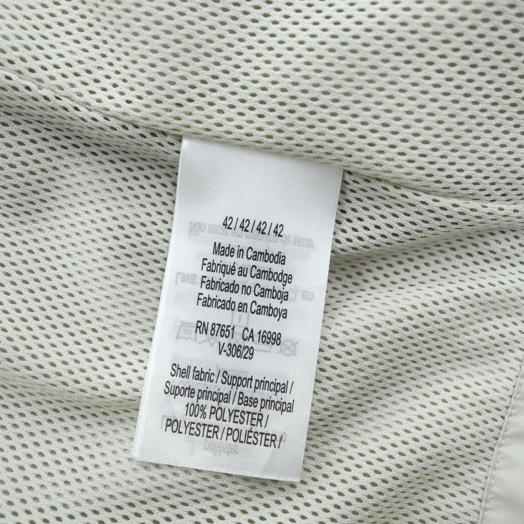 LACOSTE SPORT カラーブロック フーデッド ウインドブレーカー XL イエロー グレー メッシュ ドローコード フード収納式 BF1567 未使用品