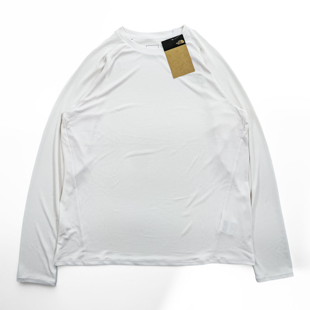 THE NORTH FACE NT12686 L/S Crisp Axion Crew White L New With Tags