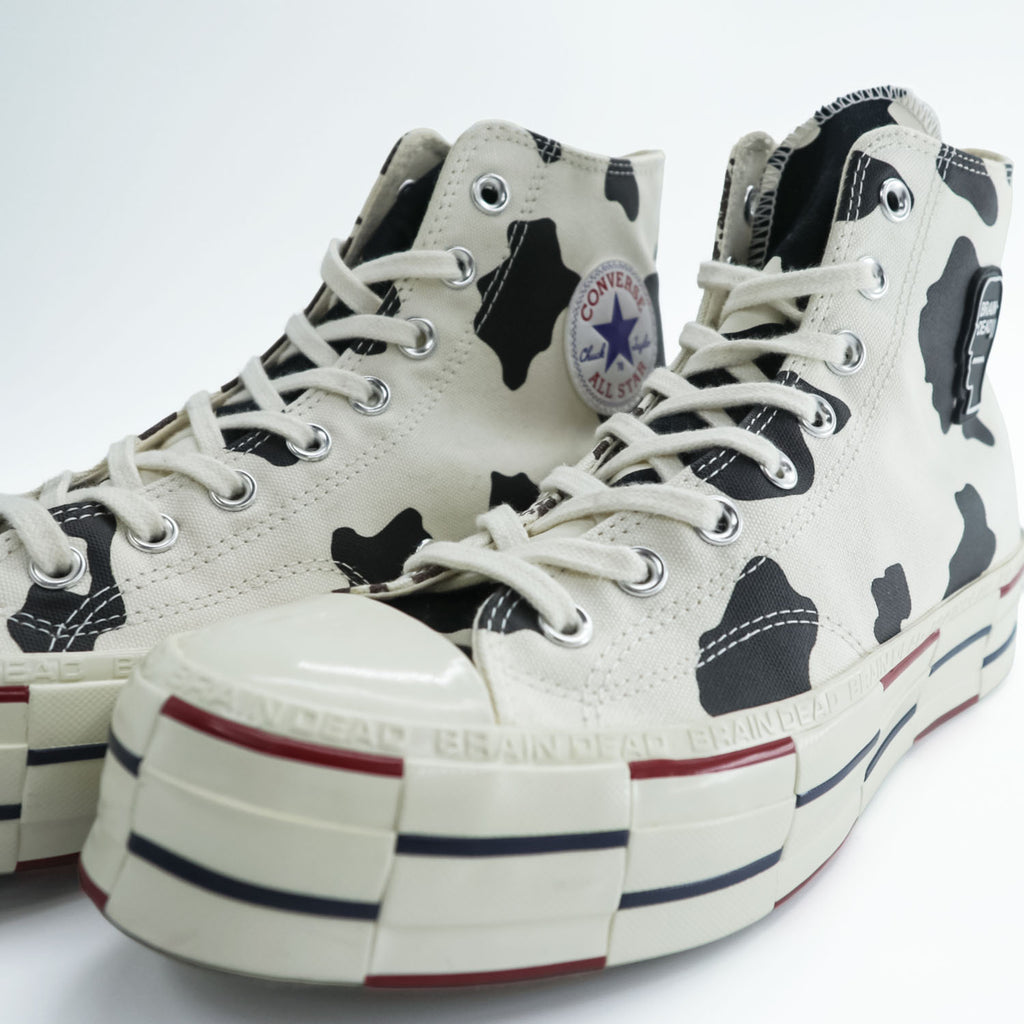 Converse x Brain Dead Chuck 70 Hi Cow Print 169946C Men 9.5 US 28cm