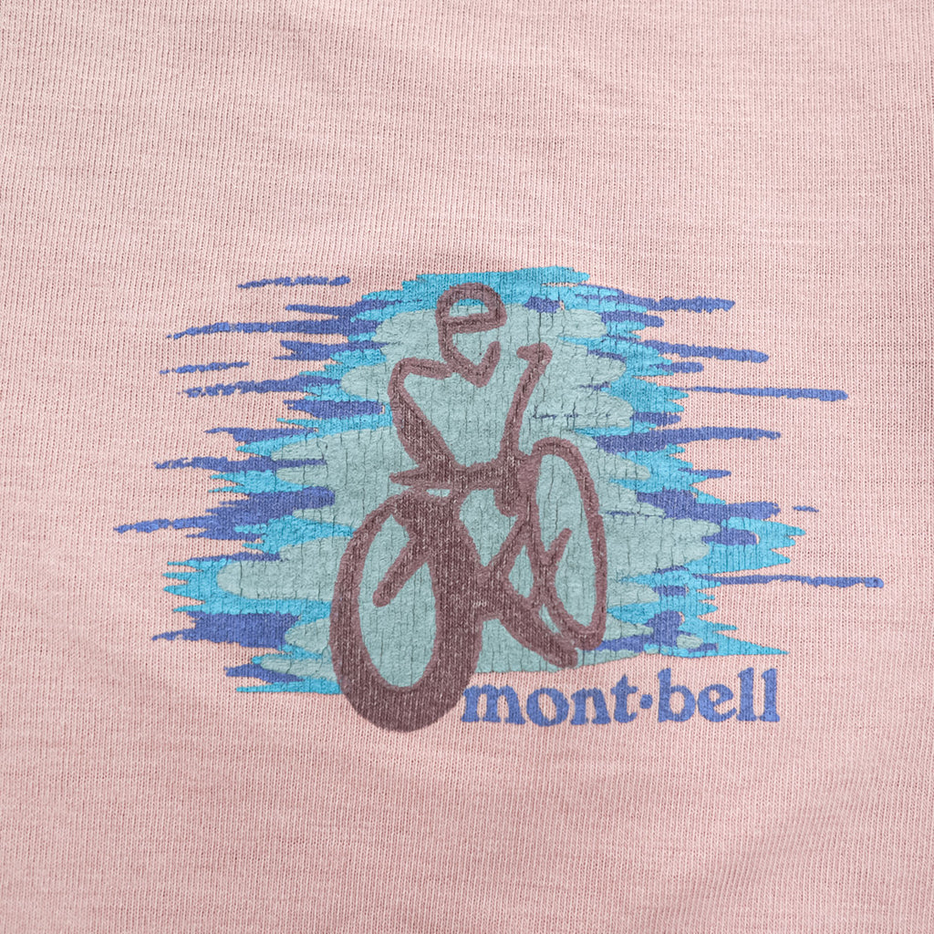 mont-bell 日本製 Tシャツ M ピンク ウィックロン 速乾性 通気性