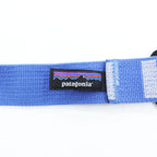 Patagonia フリクションベルト ブルー ホワイト アルミニウム バックル