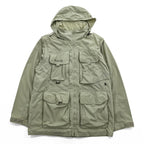 Columbia 90年代 2WAY フィッシング ジャケット ベスト M ベージュ フード収納 ダブルジップ パッカブル GRT コンバーチブル