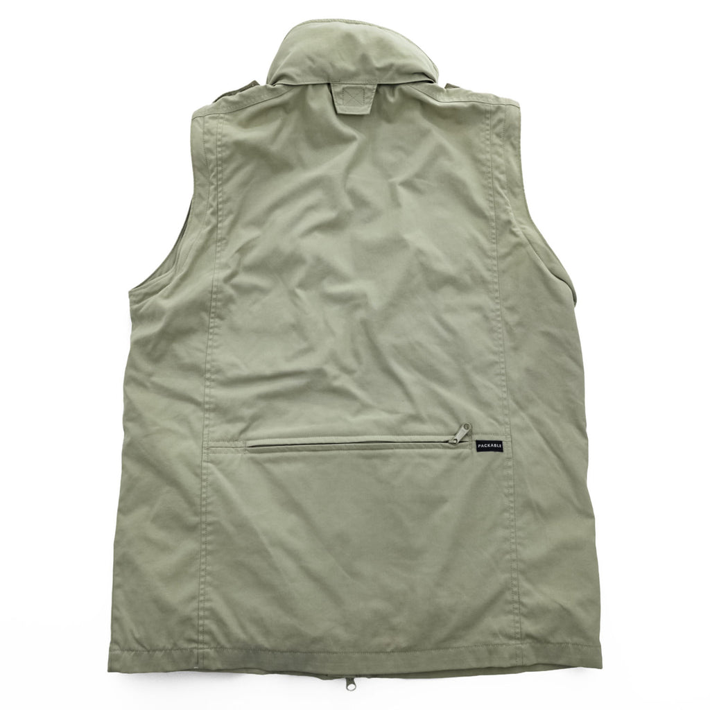 Columbia 90年代 2WAY フィッシング ジャケット ベスト M ベージュ フード収納 ダブルジップ パッカブル GRT コンバーチブル